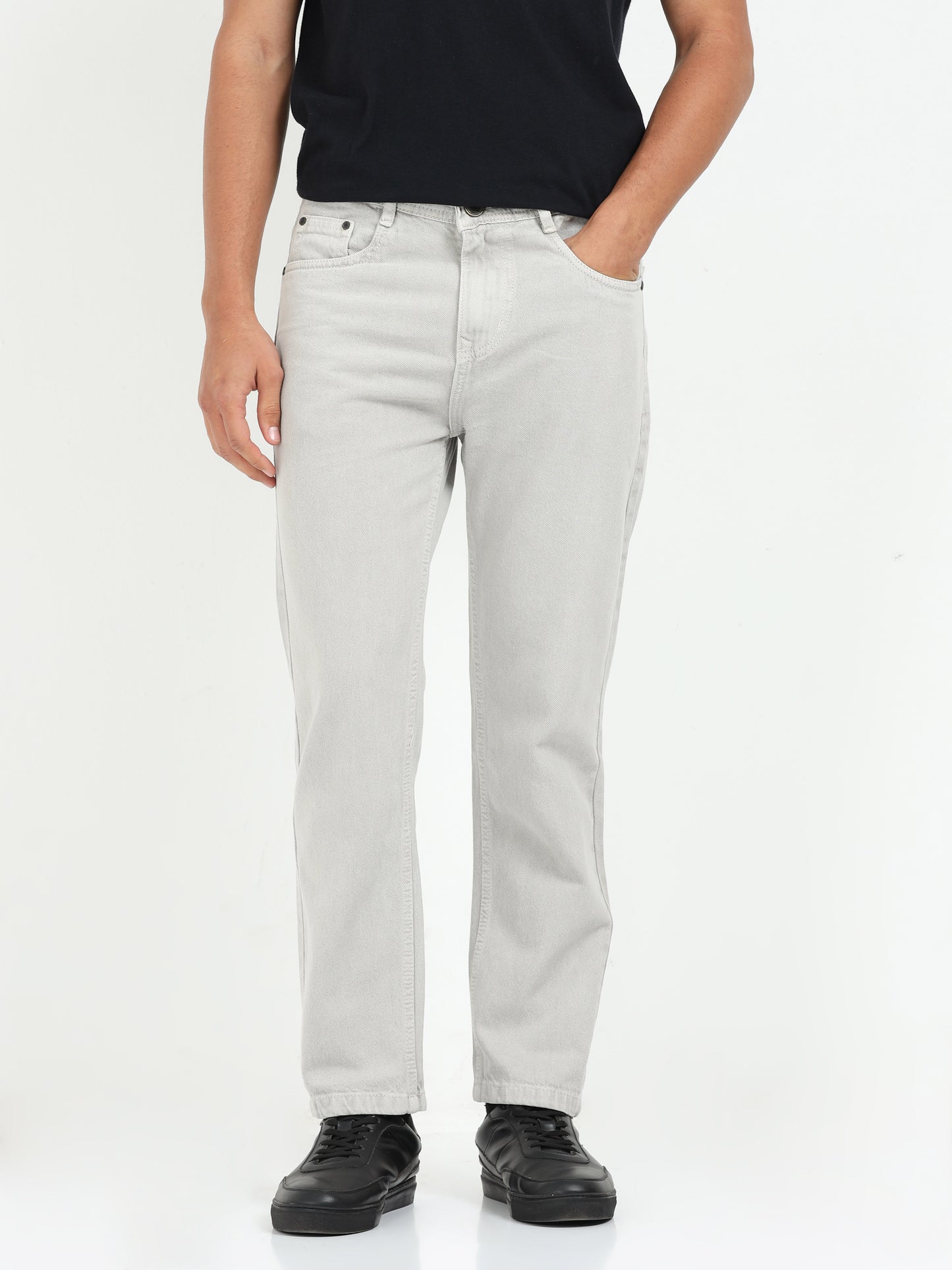 Stunt Grey Mom Fit Jeans