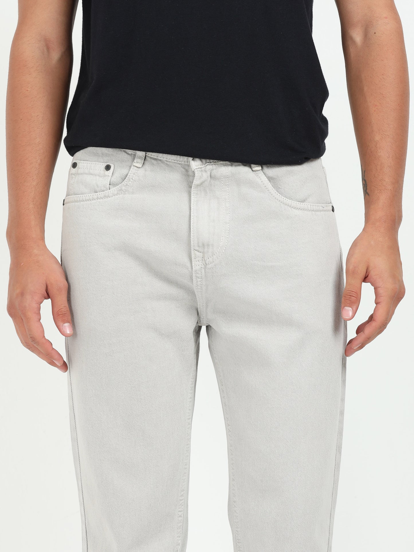 Stunt Grey Mom Fit Jeans