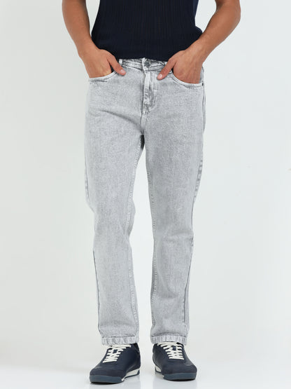 Ash Grey Mom Fit Jeans
