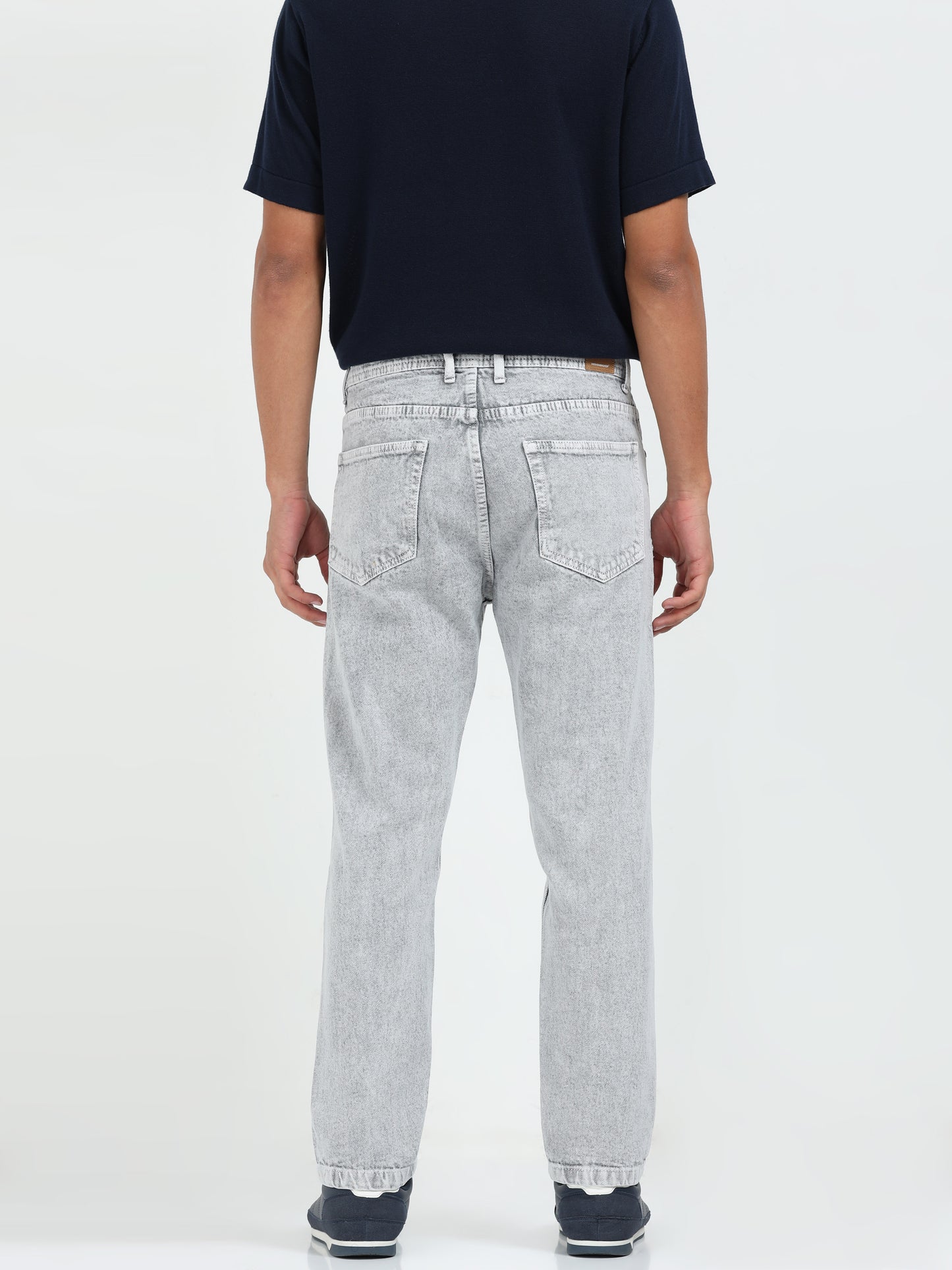 Ash Grey Mom Fit Jeans