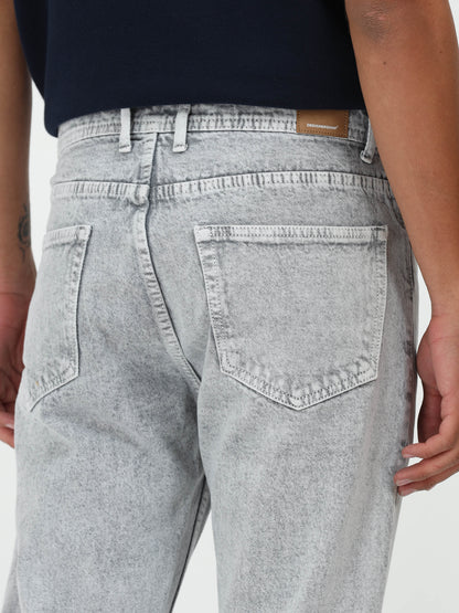 Ash Grey Mom Fit Jeans