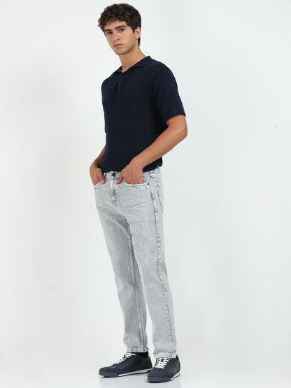 Ash Grey Mom Fit Jeans