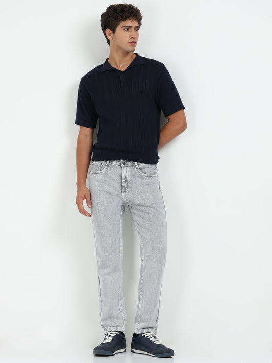 Ash Grey Mom Fit Jeans