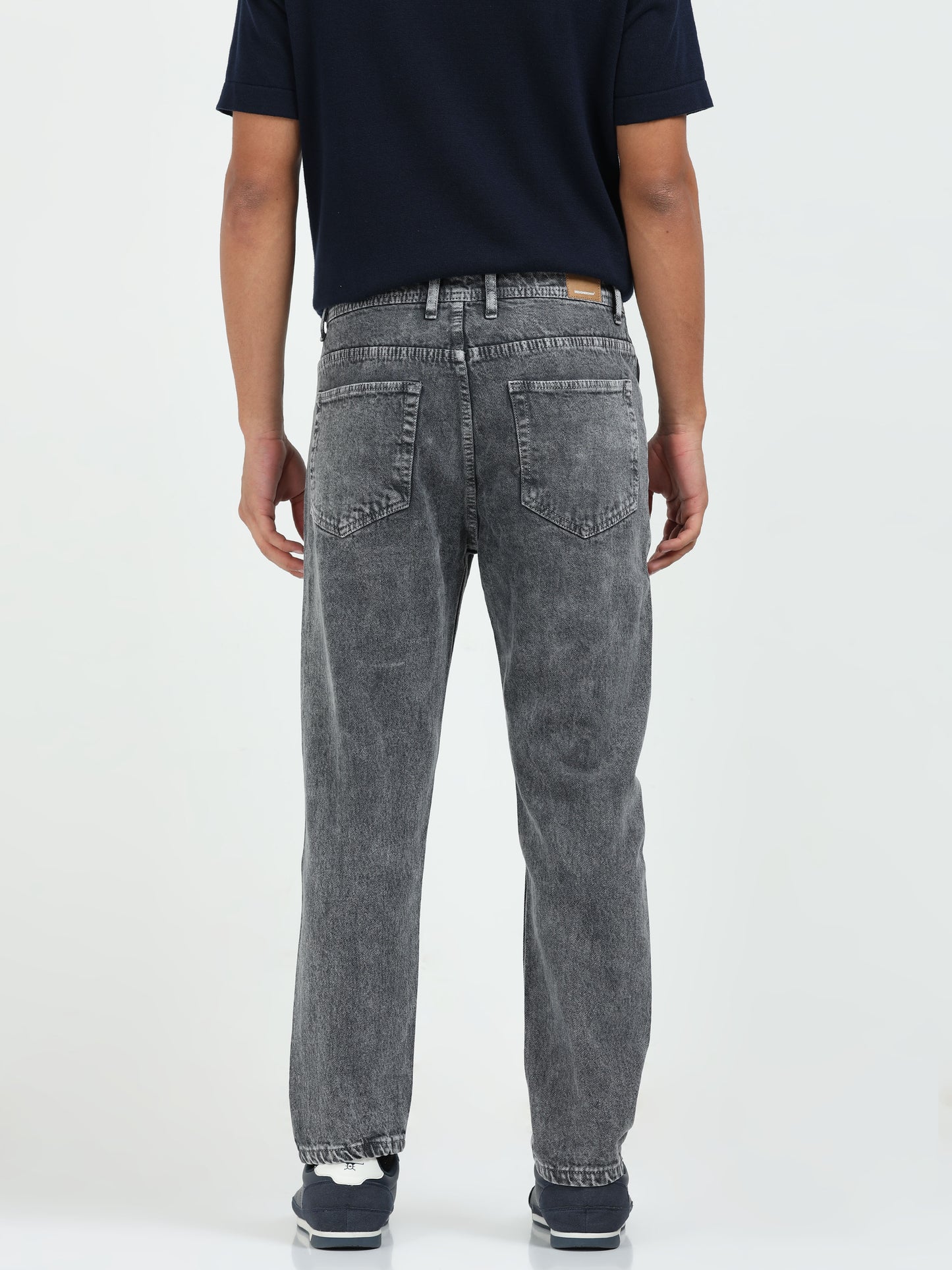 Knox Light Grey Mom Fit Denim