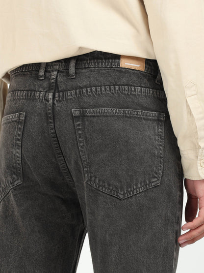 Grunge Grey Mom Fit Denim