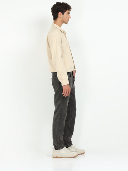 Grunge Grey Mom Fit Denim