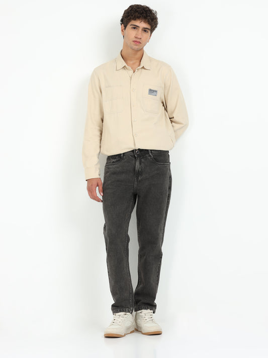 Grunge Grey Mom Fit Denim